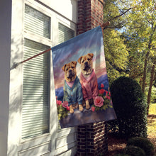 Load image into Gallery viewer, Shar Pei Two Hearts House Flag