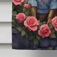 Load image into Gallery viewer, Staffordshire Bull Terrier Two Hearts House Flag