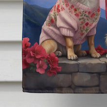 Load image into Gallery viewer, Tibetan Spaniel Two Hearts House Flag