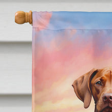 Load image into Gallery viewer, Vizsla Two Hearts House Flag