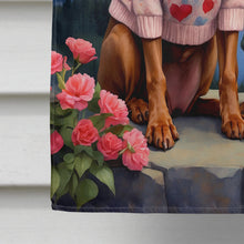Load image into Gallery viewer, Vizsla Two Hearts House Flag