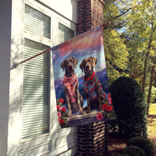 Load image into Gallery viewer, Weimaraner Two Hearts House Flag