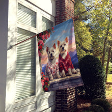 Load image into Gallery viewer, Westie Two Hearts House Flag