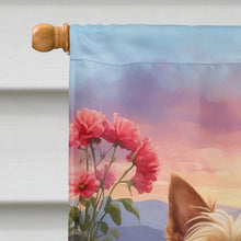 Load image into Gallery viewer, Yorkshire Terrier Two Hearts House Flag
