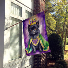 Load image into Gallery viewer, Affenpinscher King of Mardi Gras House Flag