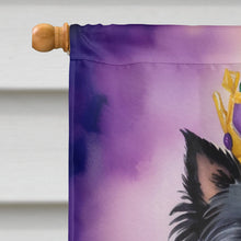 Load image into Gallery viewer, Affenpinscher King of Mardi Gras House Flag