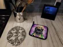 Load image into Gallery viewer, Affenpinscher King of Mardi Gras Pot Holders - Set of 2 Decorative Kitchen Helpers | Made in the USA