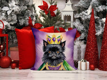 Load image into Gallery viewer, Affenpinscher King of Mardi Gras Throw Pillow