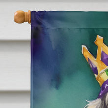 Load image into Gallery viewer, Afghan Hound King of Mardi Gras House Flag