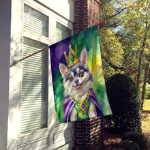 Load image into Gallery viewer, Alaskan Klee Kai King of Mardi Gras House Flag