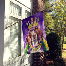 Load image into Gallery viewer, American English Coonhound King of Mardi Gras House Flag