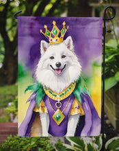 Load image into Gallery viewer, American Eskimo King of Mardi Gras Garden Flag - Vibrant Dog-Themed Yard Decor by Caroline's Treasures