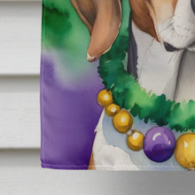 Load image into Gallery viewer, American Foxhound King of Mardi Gras House Flag