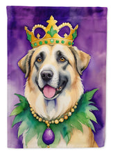 Load image into Gallery viewer, Anatolian Shepherd Dog King of Mardi Gras House Flag