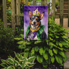 Load image into Gallery viewer, Australian Cattle Dog King of Mardi Gras Garden Flag - Vibrant Dog-Themed Yard Decor by Caroline's Treasures