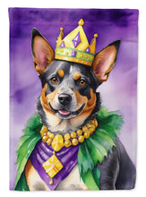Load image into Gallery viewer, Australian Cattle Dog King of Mardi Gras Garden Flag - Vibrant Dog-Themed Yard Decor by Caroline's Treasures