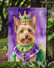 Load image into Gallery viewer, Australian Terrier King of Mardi Gras Garden Flag - Vibrant Dog-Themed Yard Decor by Caroline's Treasures