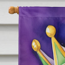 Load image into Gallery viewer, Beagle King of Mardi Gras House Flag