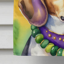 Load image into Gallery viewer, Beagle King of Mardi Gras House Flag