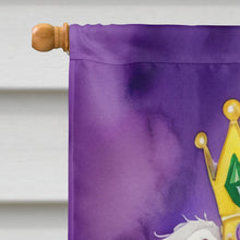 Load image into Gallery viewer, Bedlington Terrier King of Mardi Gras House Flag