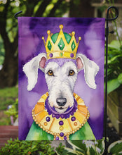 Load image into Gallery viewer, Bedlington Terrier King of Mardi Gras Garden Flag - Vibrant Dog-Themed Yard Decor by Caroline's Treasures