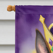 Load image into Gallery viewer, Belgian Malinois King of Mardi Gras House Flag