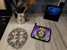 Load image into Gallery viewer, Bernedoodle King of Mardi Gras Pot Holders - Set of 2 Decorative Kitchen Helpers | Made in the USA