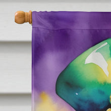 Load image into Gallery viewer, Bichon Frise King of Mardi Gras House Flag