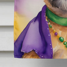 Load image into Gallery viewer, Border Terrier King of Mardi Gras House Flag