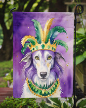 Load image into Gallery viewer, Borzoi King of Mardi Gras Garden Flag - Vibrant Dog-Themed Yard Decor by Caroline's Treasures