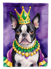 Load image into Gallery viewer, Boston Terrier King of Mardi Gras House Flag