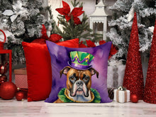 Load image into Gallery viewer, Boxer King of Mardi Gras Throw Pillow - 14x14 Decorative Pillow – Art for Your Home &amp; Patio