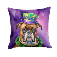 Load image into Gallery viewer, Boxer King of Mardi Gras Throw Pillow