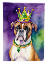 Load image into Gallery viewer, Boxer King of Mardi Gras House Flag