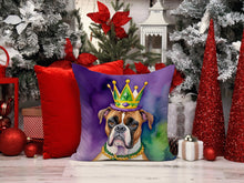 Load image into Gallery viewer, Boxer King of Mardi Gras Throw Pillow