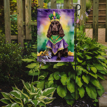 Load image into Gallery viewer, Boykin Spaniel King of Mardi Gras Garden Flag - Vibrant Dog-Themed Yard Decor by Caroline's Treasures