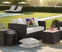 Load image into Gallery viewer, Boykin Spaniel King of Mardi Gras Throw Pillow