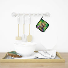 Load image into Gallery viewer, Brussels Griffon King of Mardi Gras Pot Holders - Set of 2 Decorative Kitchen Helpers | Made in the USA