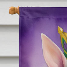 Load image into Gallery viewer, Bull Terrier King of Mardi Gras House Flag