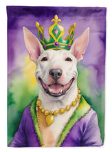 Load image into Gallery viewer, Bull Terrier King of Mardi Gras House Flag