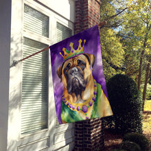Load image into Gallery viewer, Bullmastiff King of Mardi Gras House Flag