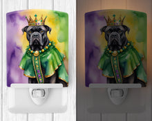 Load image into Gallery viewer, Cane Corso King of Mardi Gras Ceramic Night Light