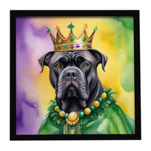 Load image into Gallery viewer, Cane Corso King of Mardi Gras Framed Metal Print