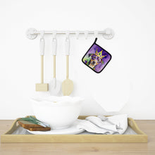 Load image into Gallery viewer, Catahoula King of Mardi Gras Pot Holders - Set of 2 Decorative Kitchen Helpers | Made in the USA