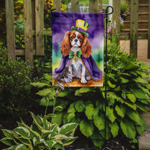 Load image into Gallery viewer, Cavalier Spaniel King of Mardi Gras Garden Flag - Vibrant Dog-Themed Yard Decor by Caroline's Treasures