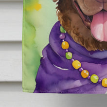Load image into Gallery viewer, Chesapeake Bay Retriever King of Mardi Gras House Flag