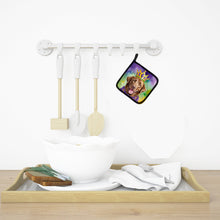 Load image into Gallery viewer, Chesapeake Bay Retriever King of Mardi Gras Pot Holders - Set of 2 Decorative Kitchen Helpers | Made in the USA