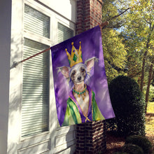 Load image into Gallery viewer, Chinese Crested King of Mardi Gras House Flag
