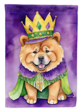 Load image into Gallery viewer, Chow Chow King of Mardi Gras House Flag