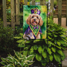 Load image into Gallery viewer, Cockapoo King of Mardi Gras Garden Flag - Vibrant Dog-Themed Yard Decor by Caroline's Treasures